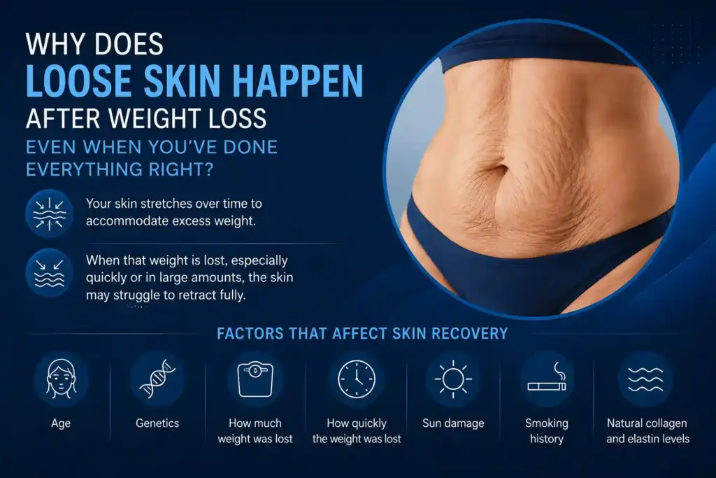 Why Does Loose Skin Happen After Weight Loss Even When You’ve Done Everything Right Eastcote?