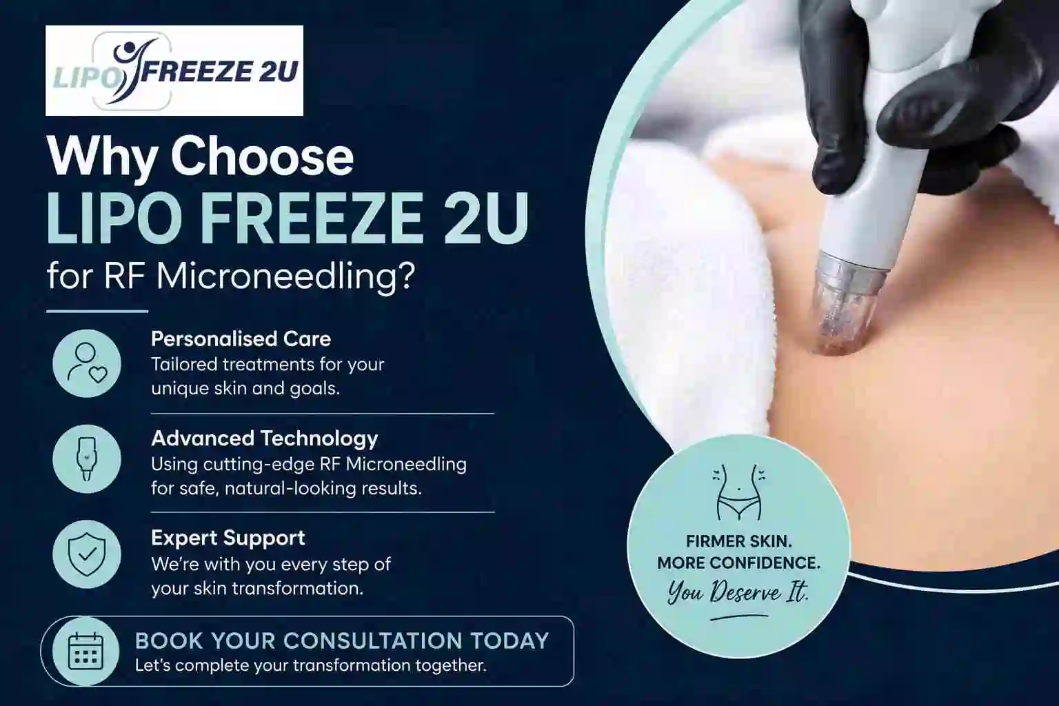 Why Choose LIPO FREEZE 2U for RF Microneedling Eastcote?